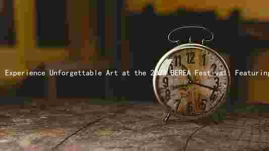 Experience Unforgettable Art at the 2023 BEREA Festival: Featuring Top Artists, Unique Activities, and Affordable Tickets